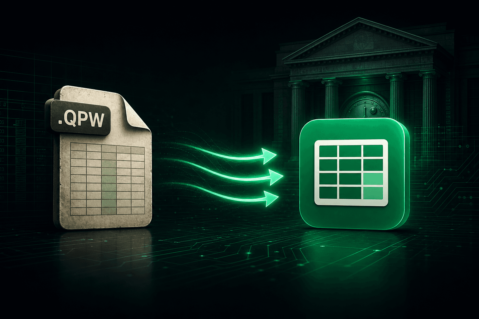 Banking Back Office: Converting Historical Quattro Pro Models for Review