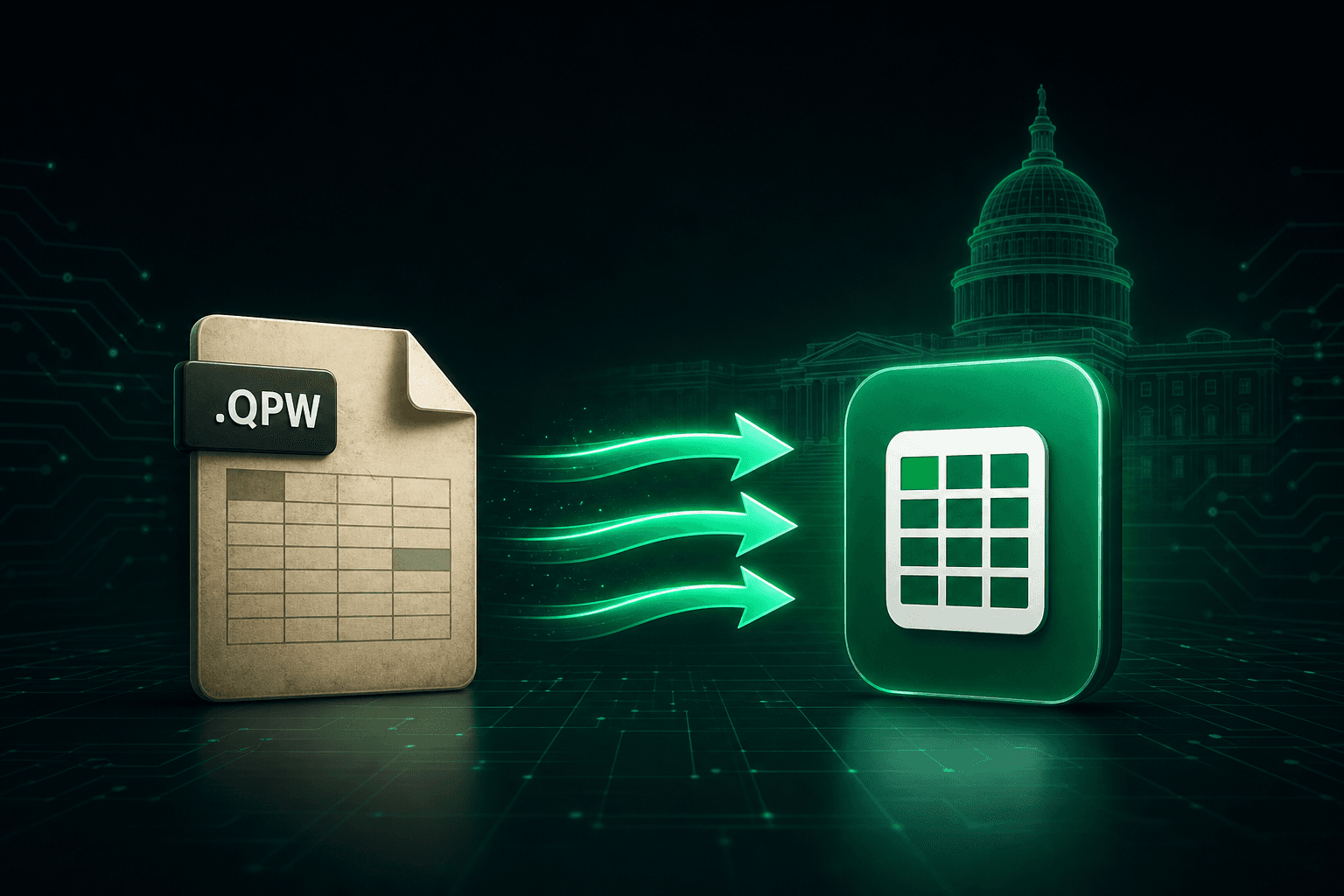 Municipal Records Migration: Quattro Pro Files in Government Archives