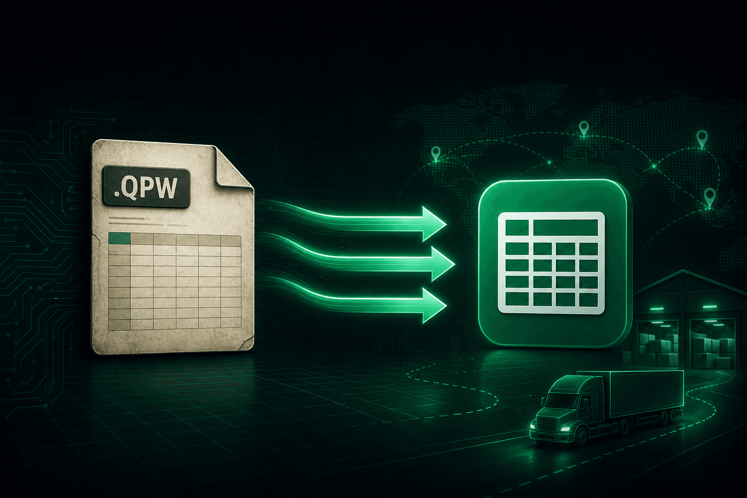 Transportation and Logistics: Recovering Forecasts from Quattro Pro Archives